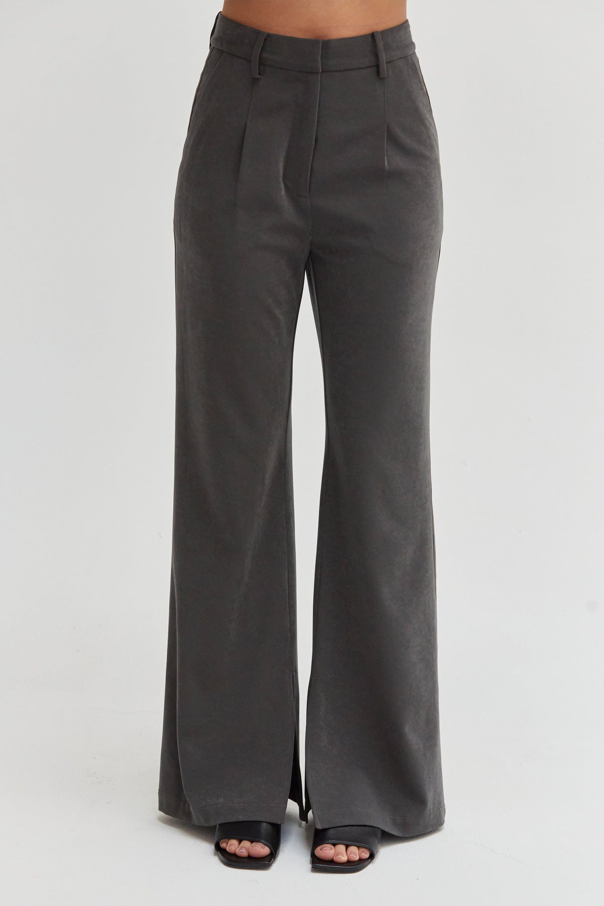 Brushed Stretch Woven Trousers