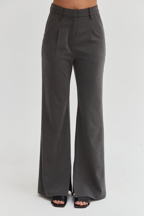 Brushed Stretch Woven Trousers