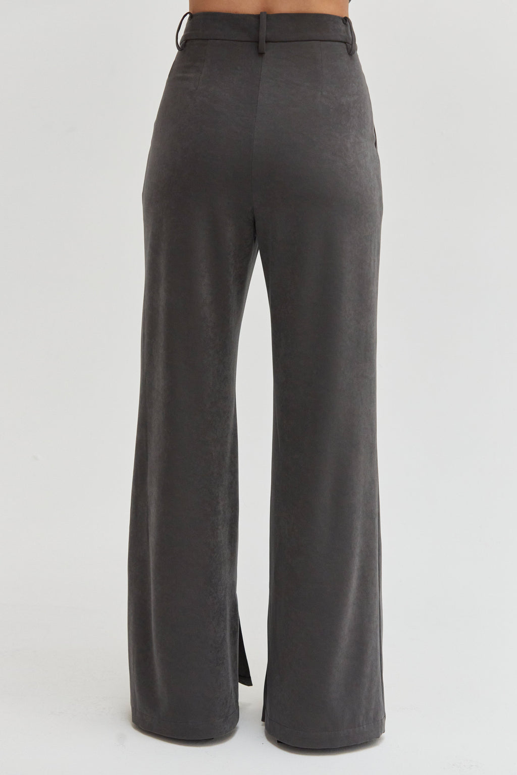 Brushed Stretch Woven Trousers