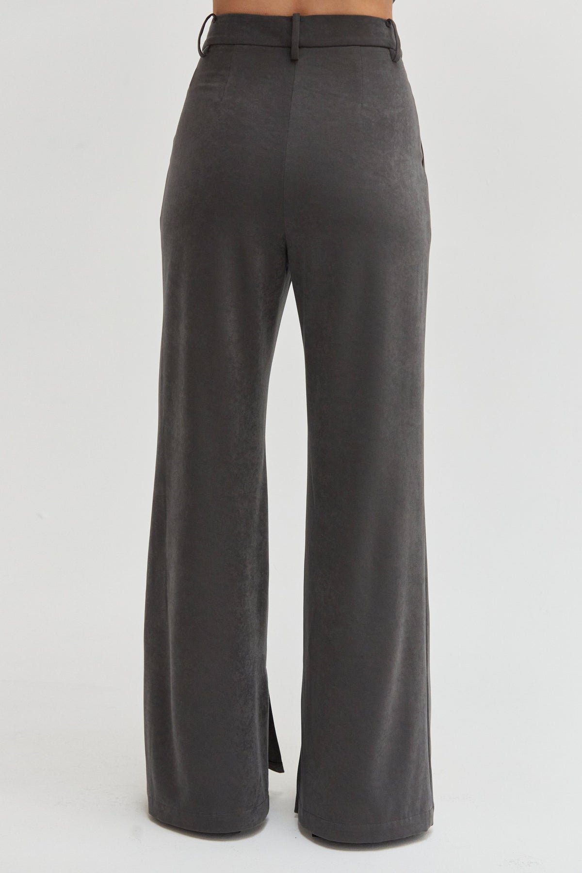 Brushed Stretch Woven Trousers
