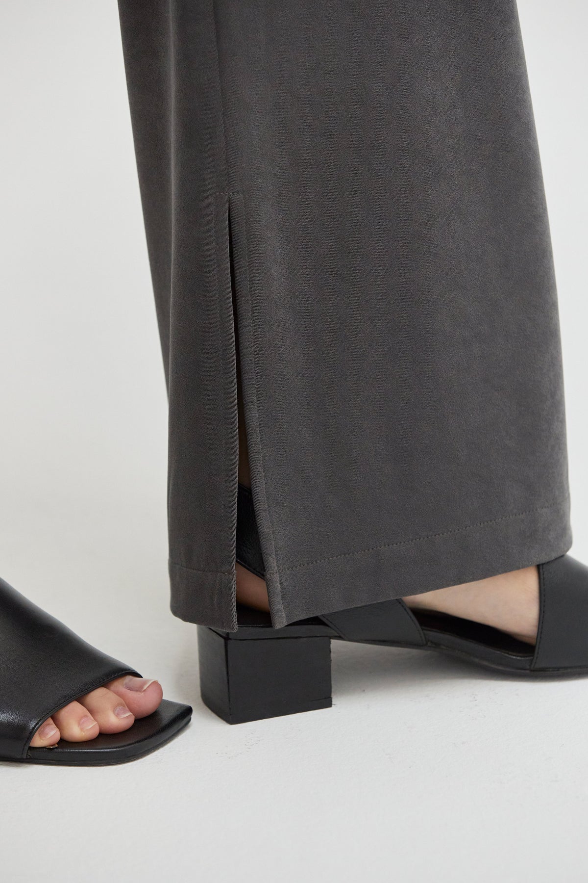 Brushed Stretch Woven Trousers