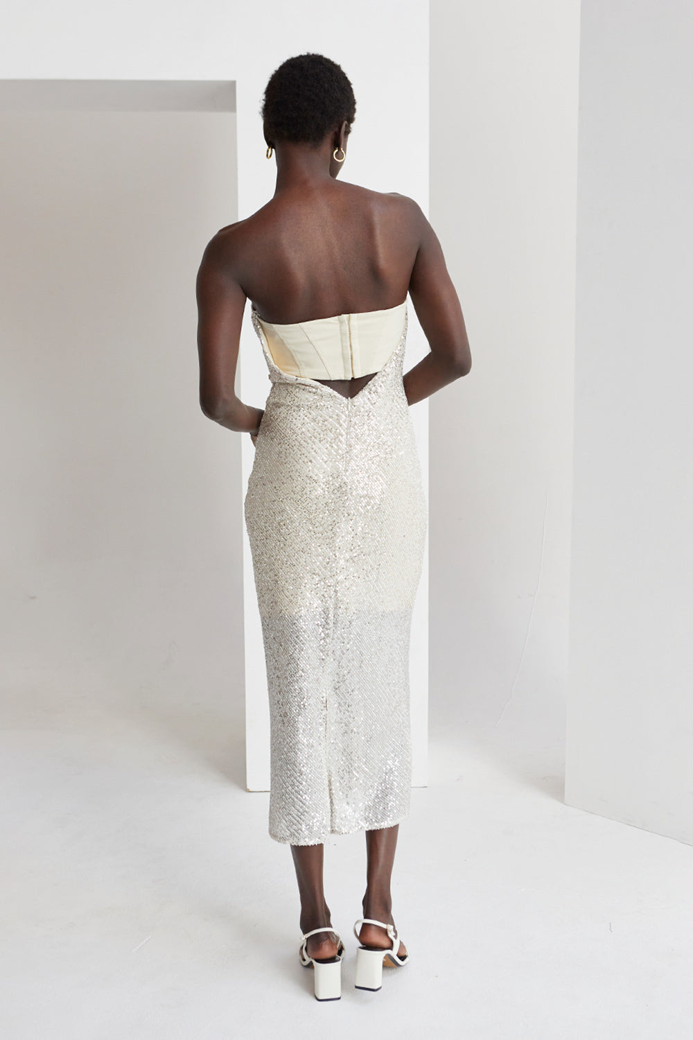 Helen Sequins Tube Dress