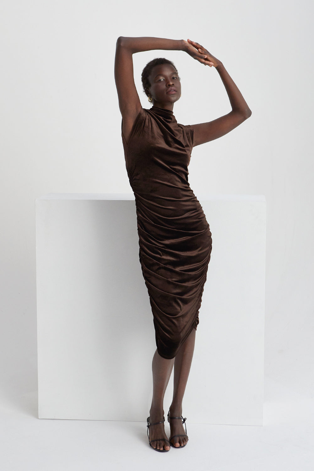 Sophie Velvet Midi Dress
