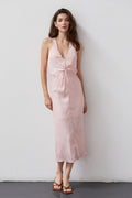 Satin Midi Dress