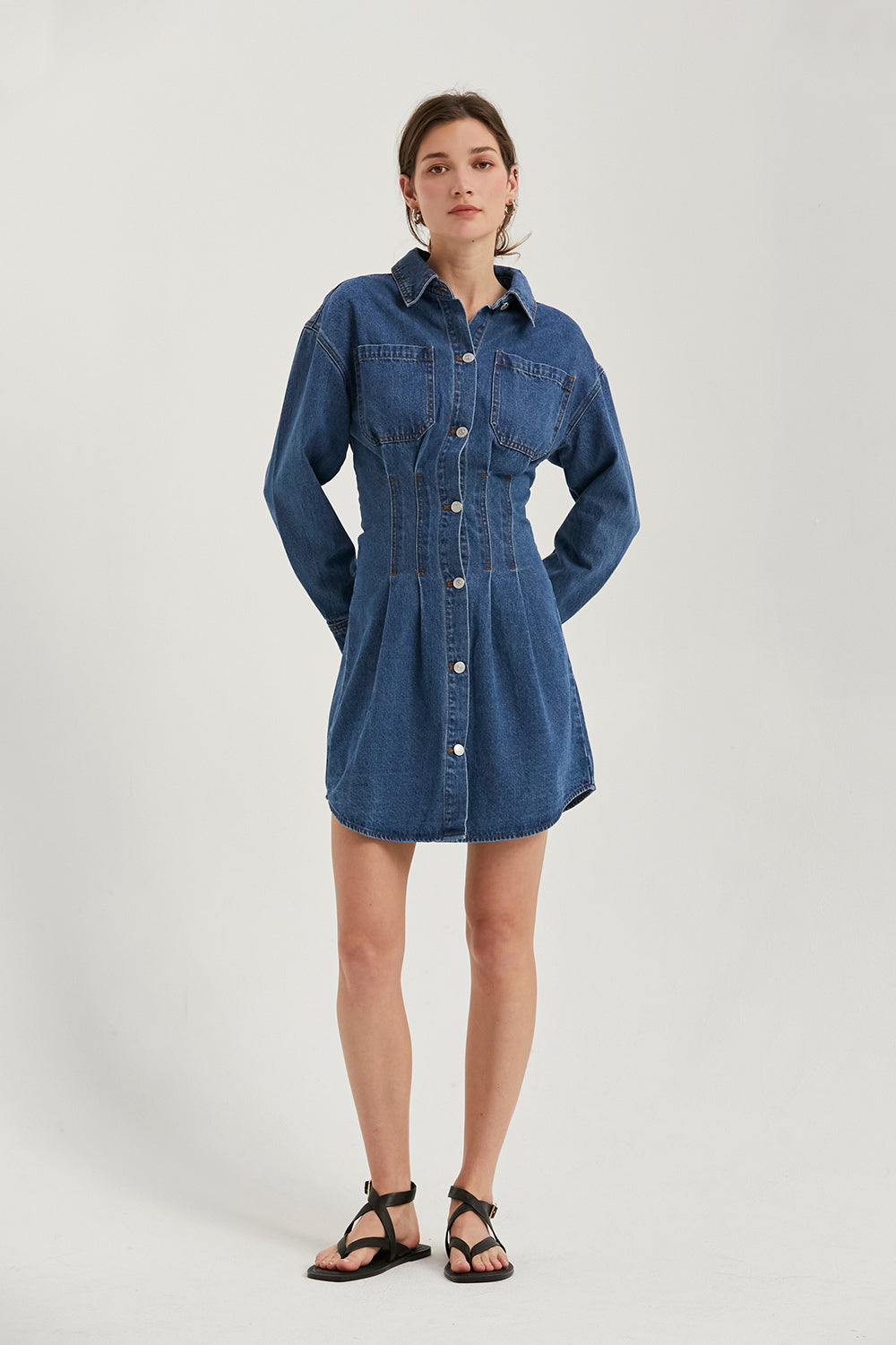 Zae Denim Mini Dress