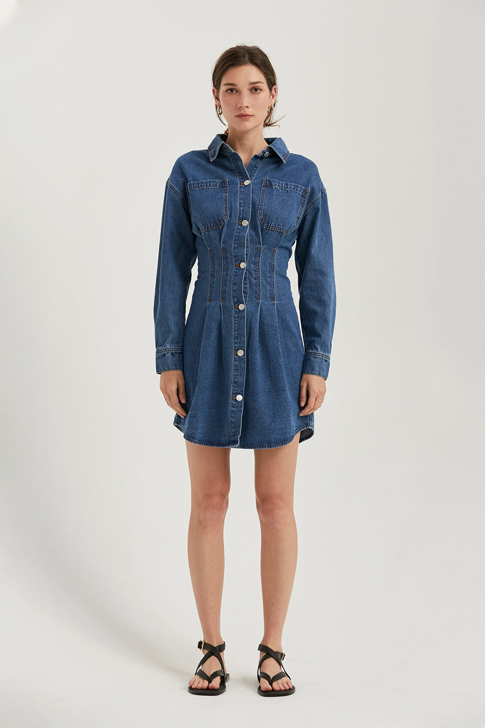 Zae Denim Mini Dress