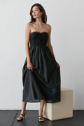 Lace Corset Midi Dress