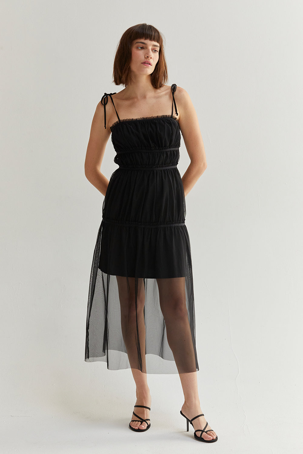 Sienne Tulle Midi Dress