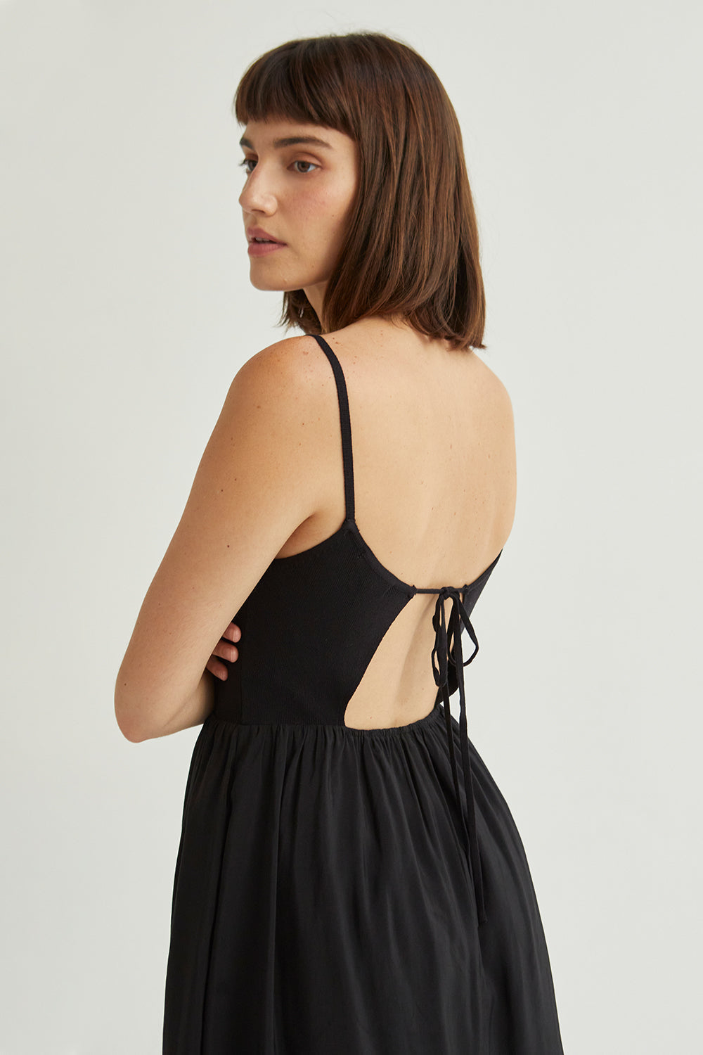 Elena Mixed Media Dress
