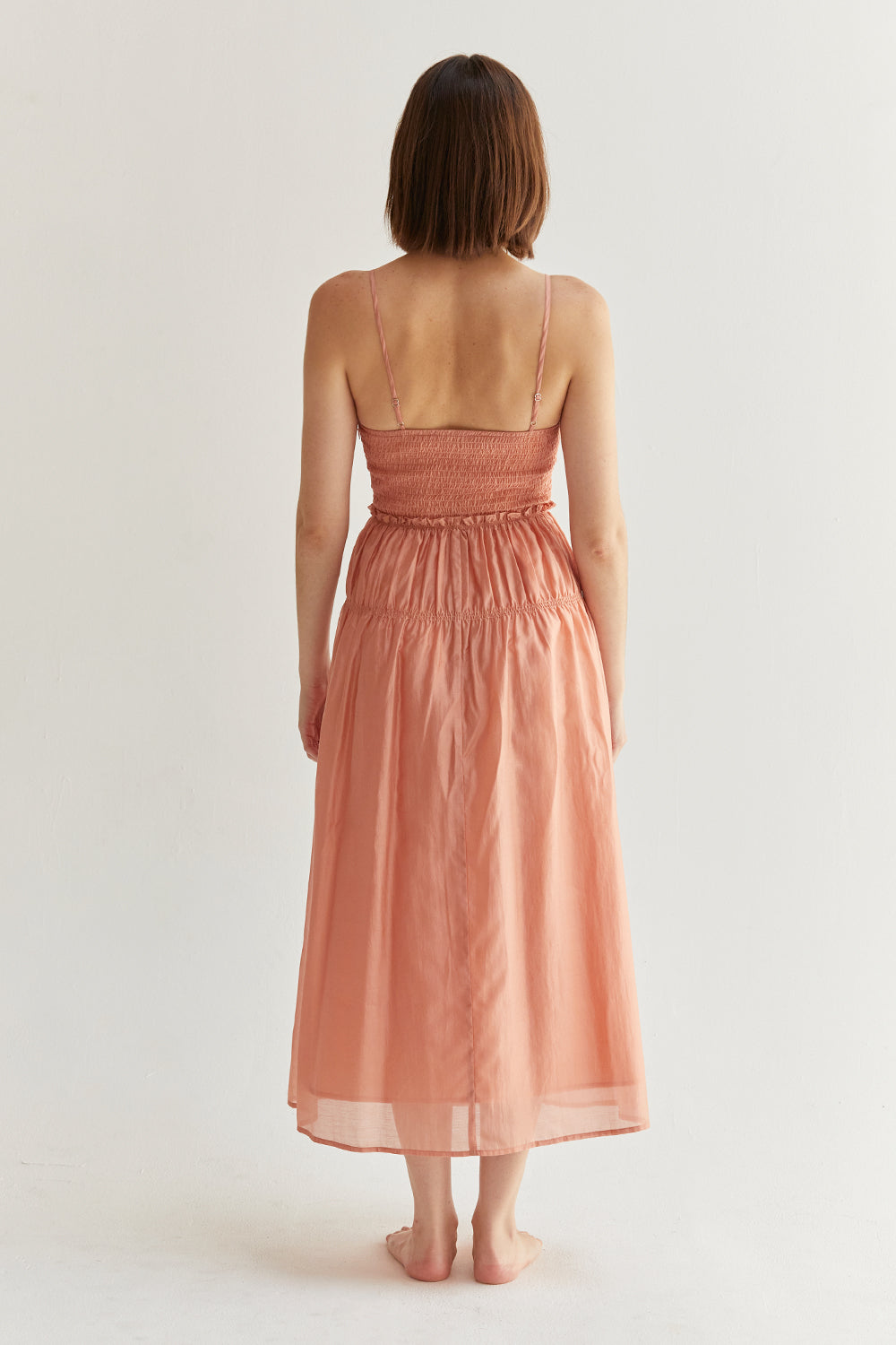 Tencel Blend Midi Dress