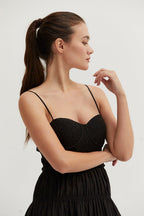 Tencel Blend Midi Dress
