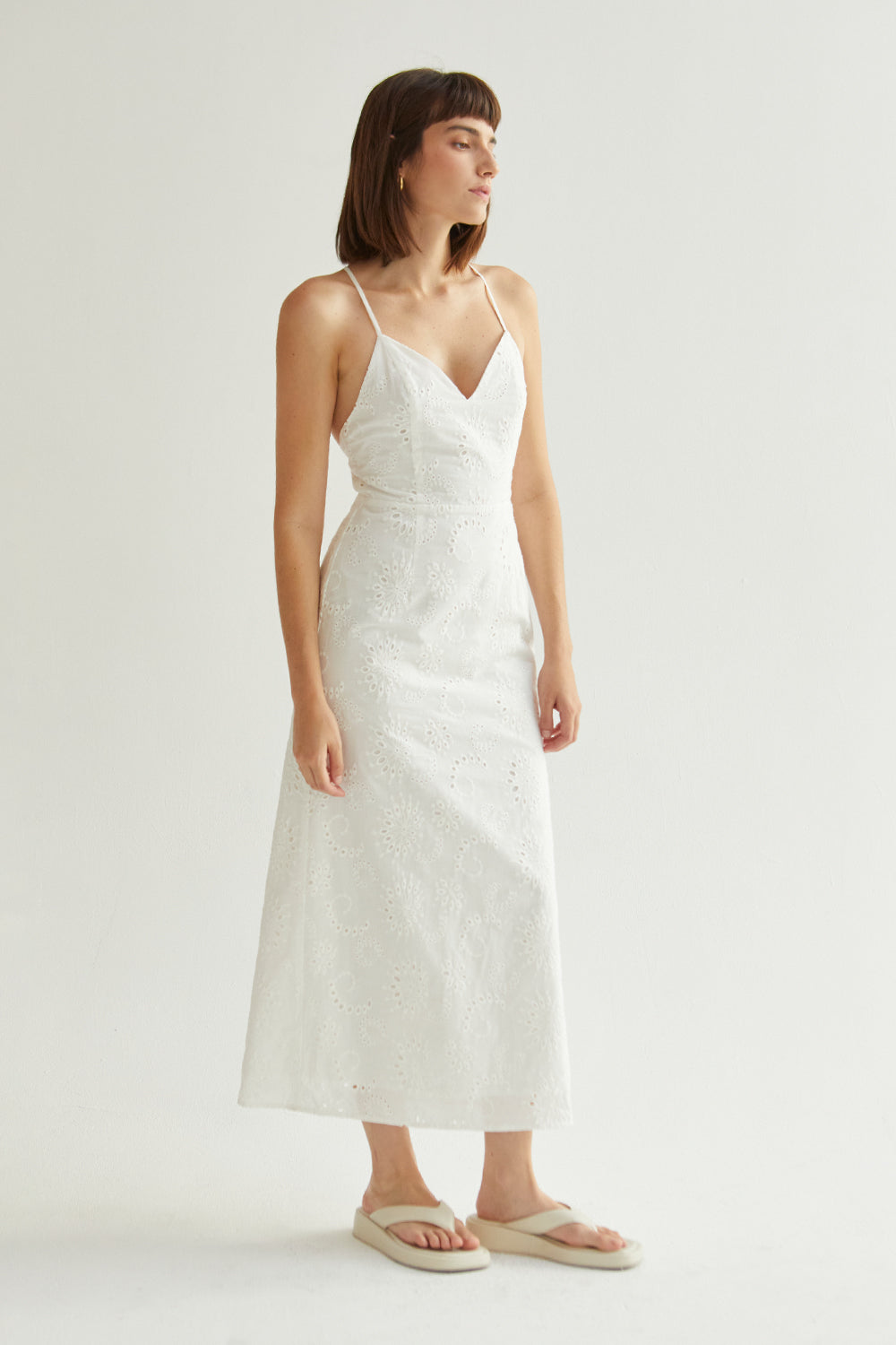 Raya Eyelet Dress