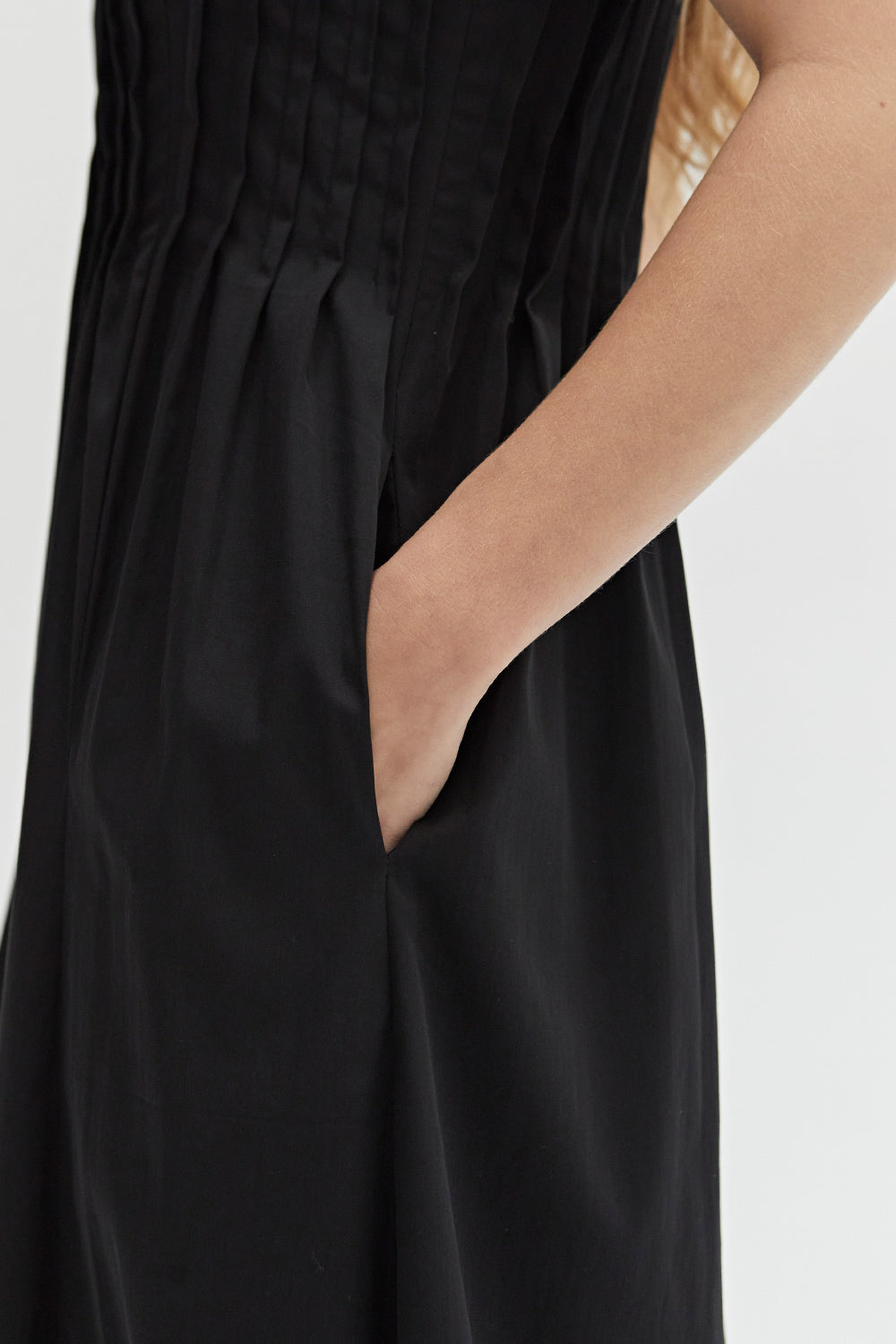Rhea Pleated Midi Dress