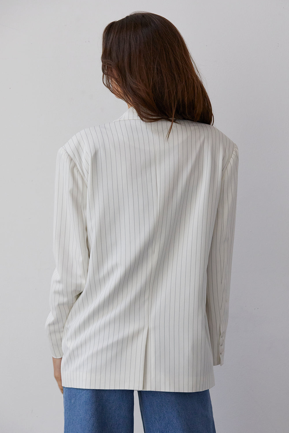 Pinstriped Blazer