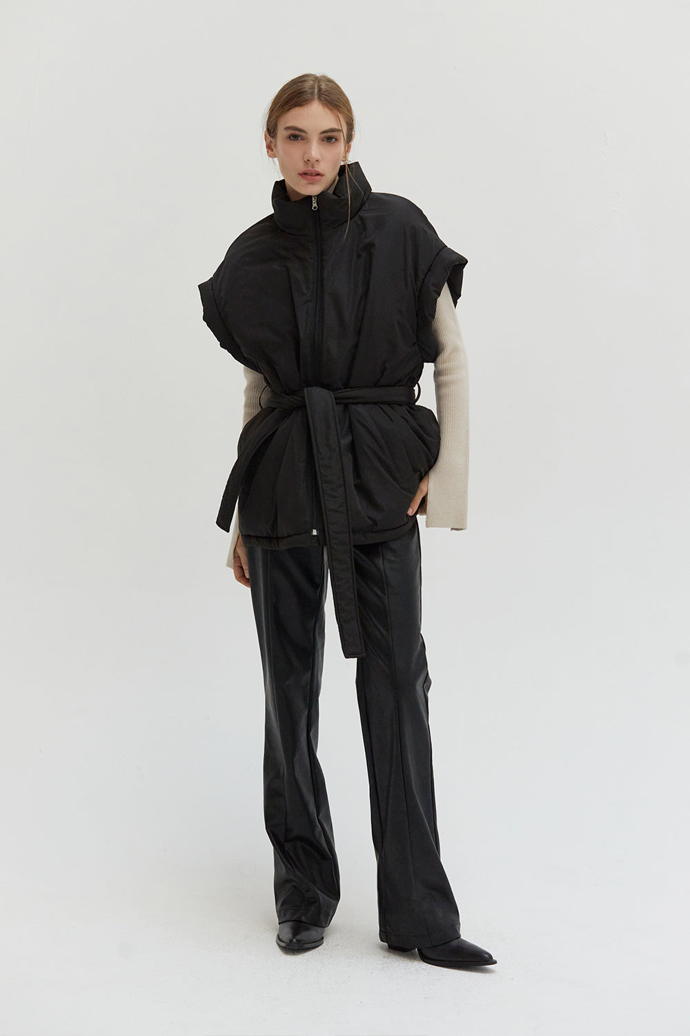 Elliot Mock Neck Puffer Vest