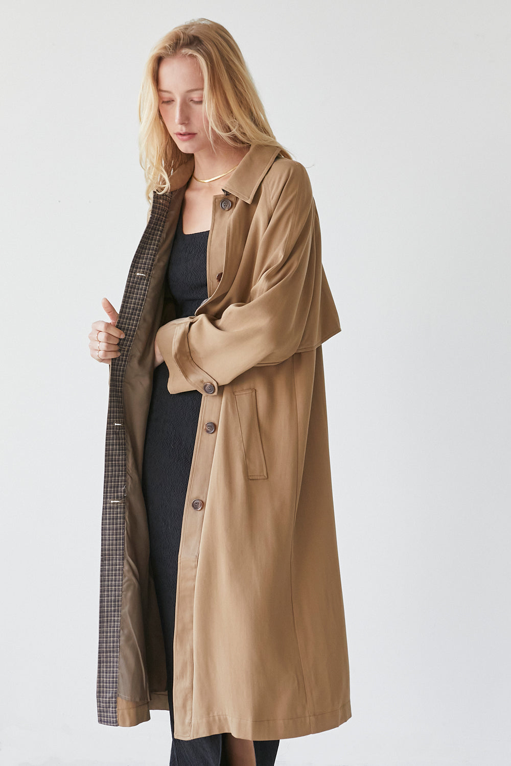 Susie Tencel Trench Coat