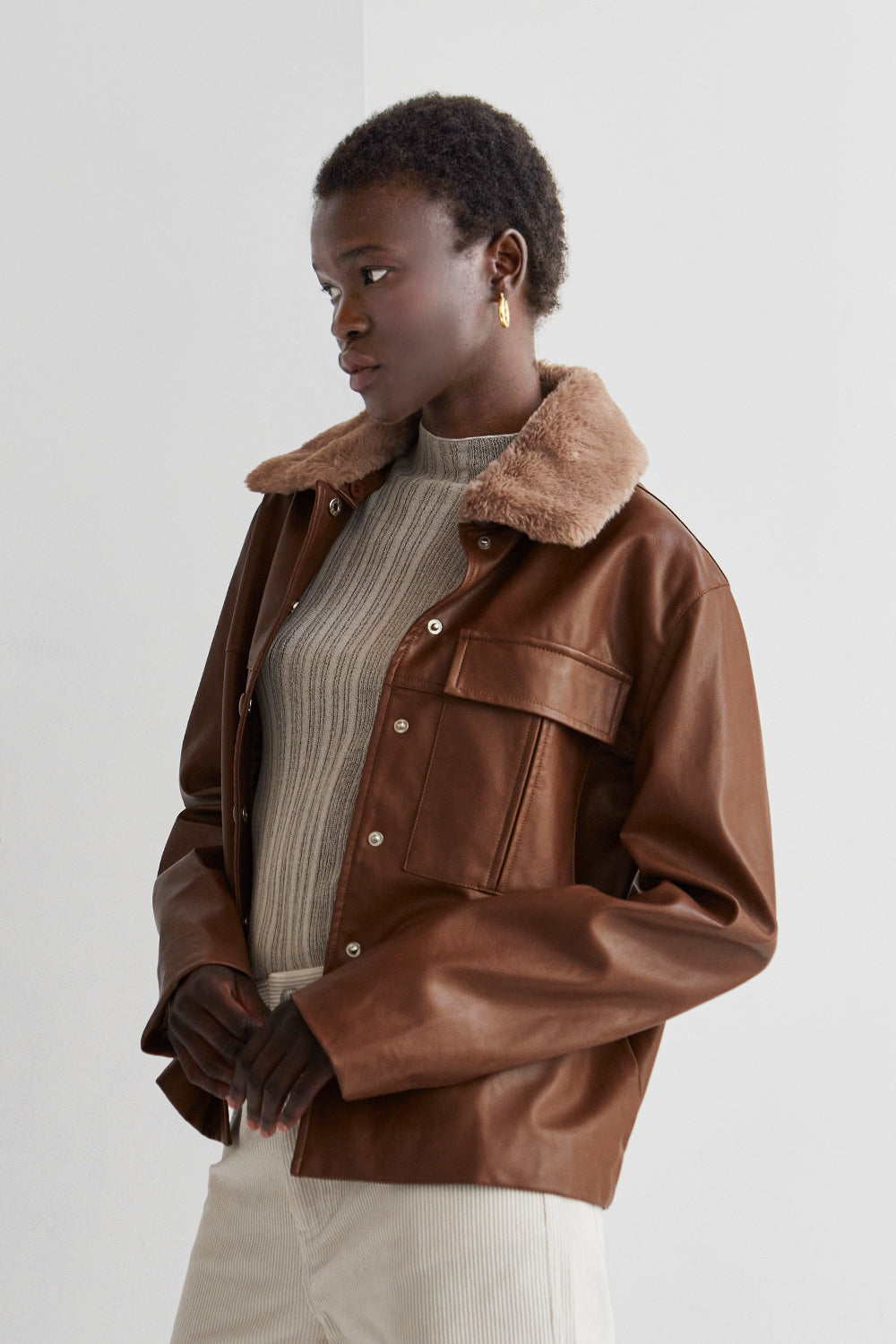 Vegan Leather Jacket