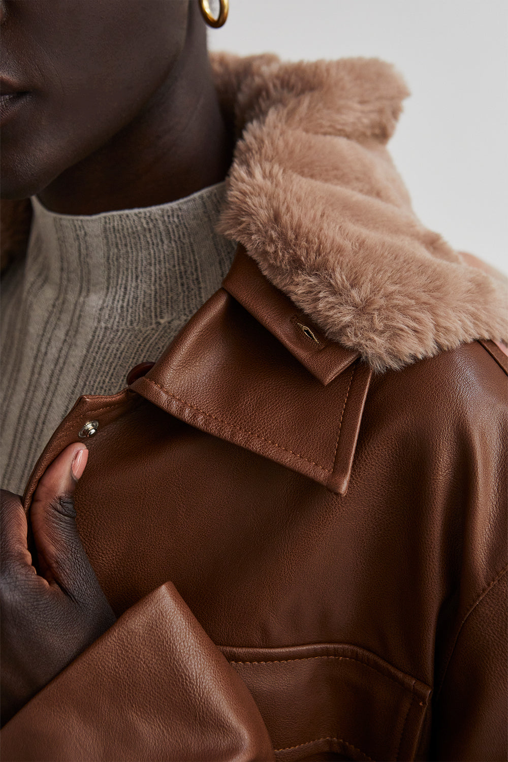 Vegan Leather Jacket