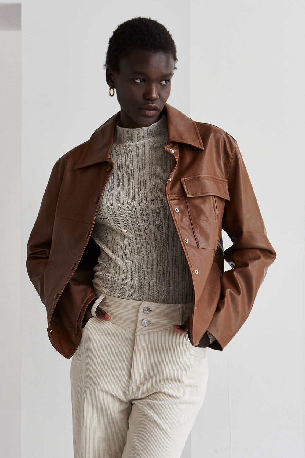 Vegan Leather Jacket