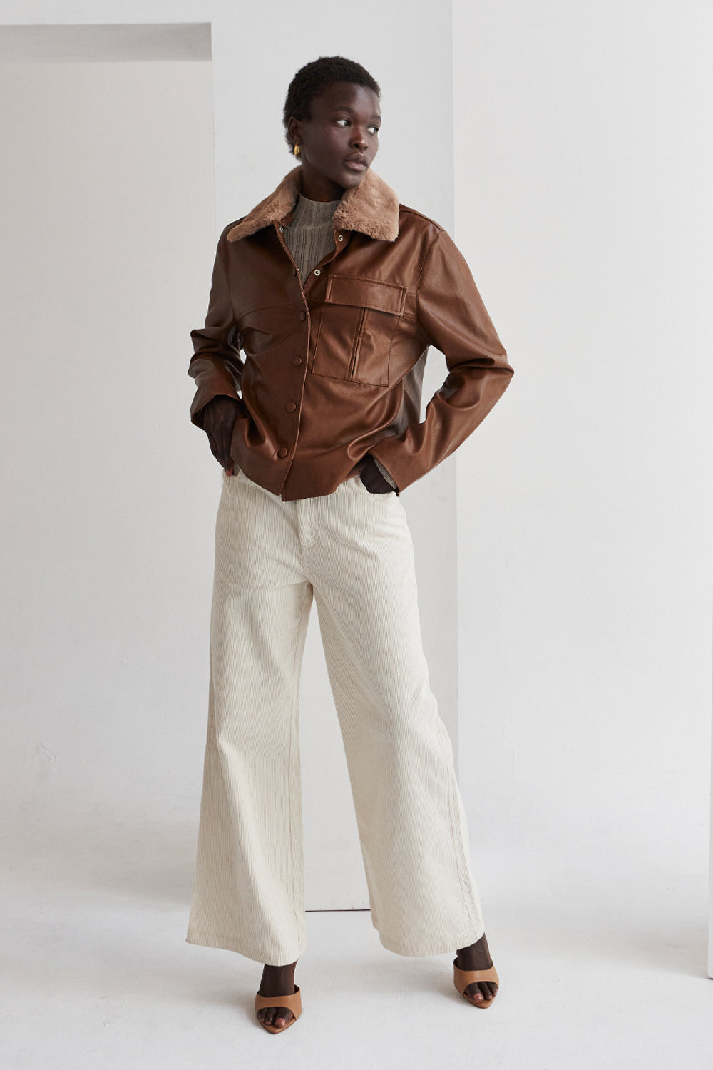 Vegan Leather Jacket