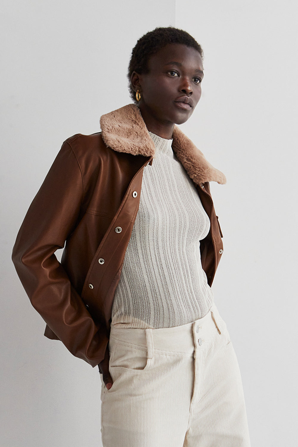 Vegan Leather Jacket