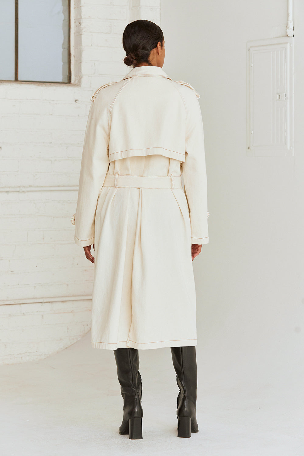 Jacqueline Denim Trench Coat