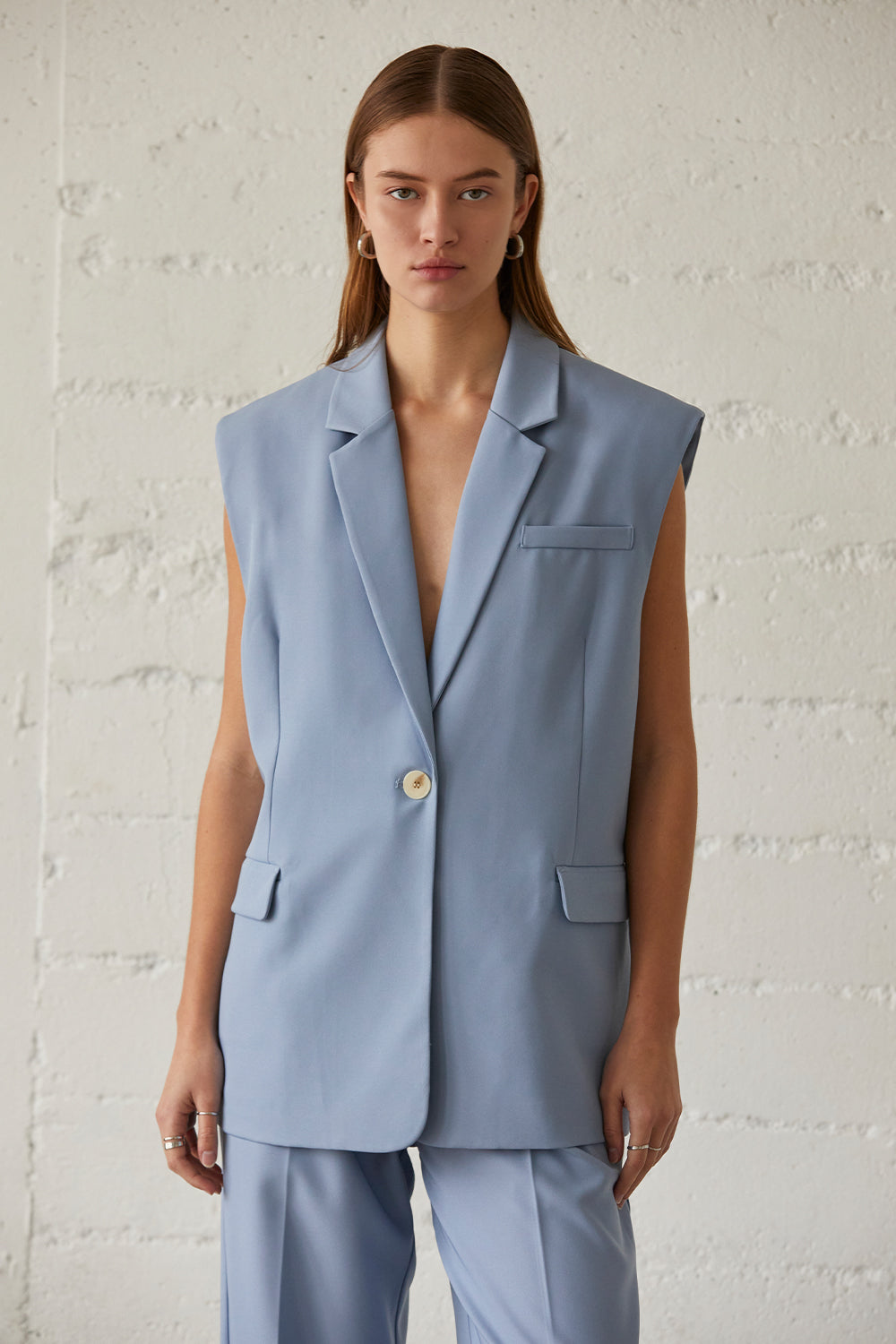 Sasha Oversized Blazer Vest