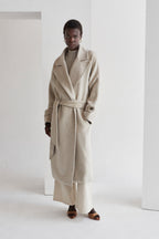 Dakota Wool Blend Wrap Coat