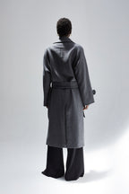 Dakota Wool Blend Wrap Coat