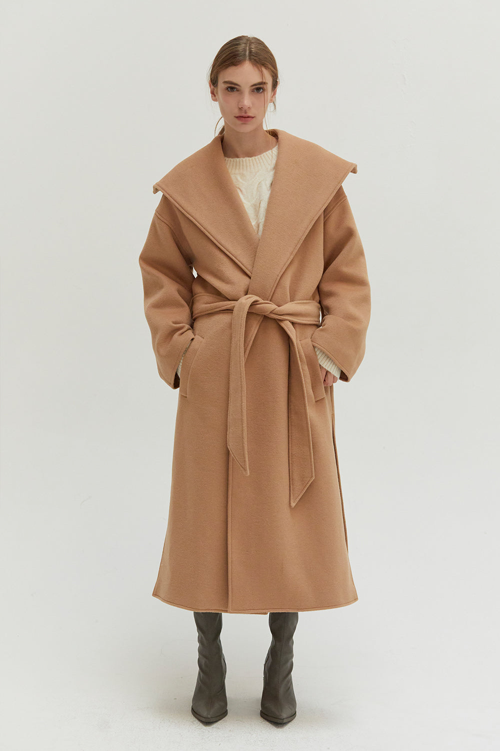 Sheldon Wool Shawl Coat