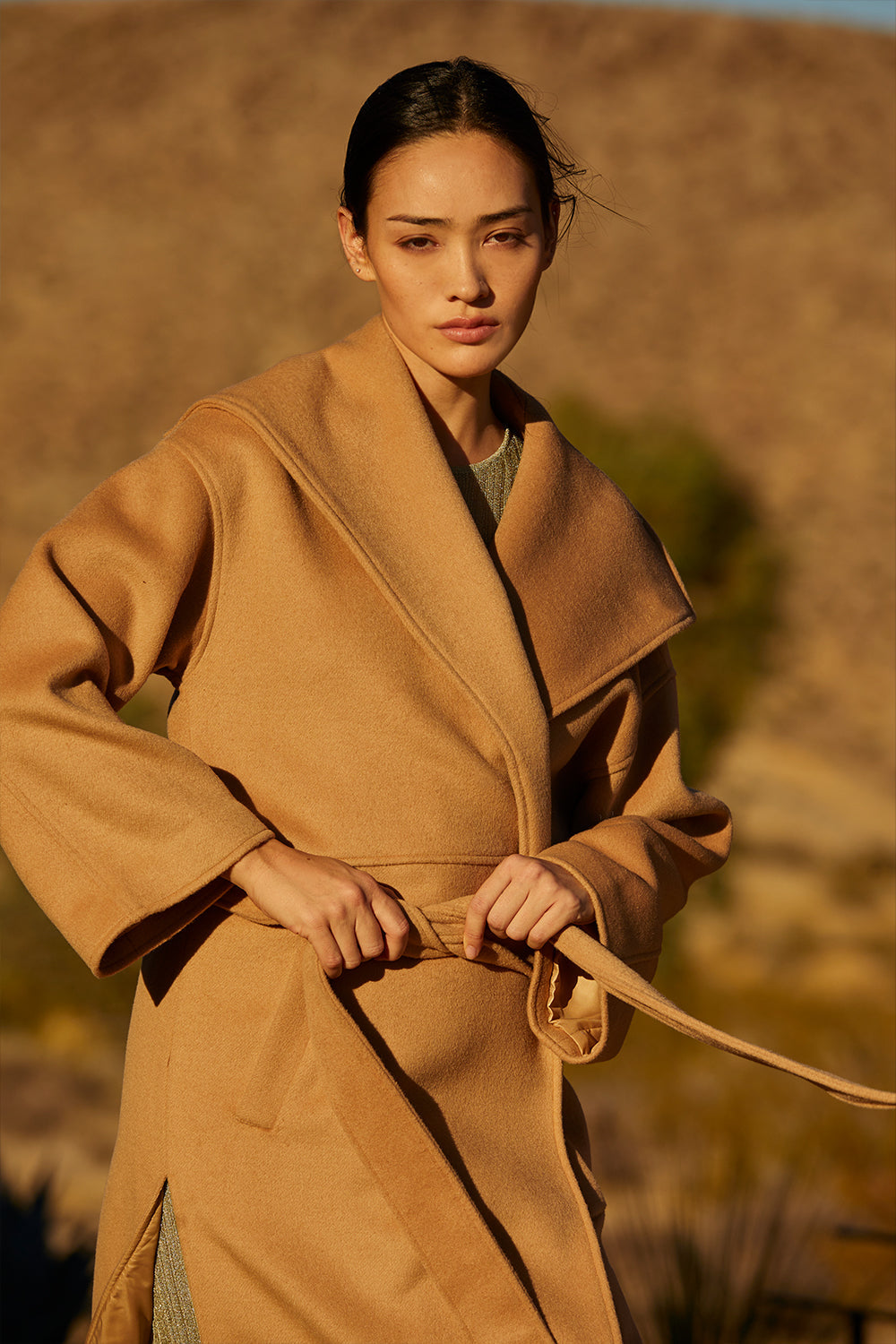 Sheldon Wool Shawl Coat