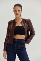Georgina Vegan Leather Jacket