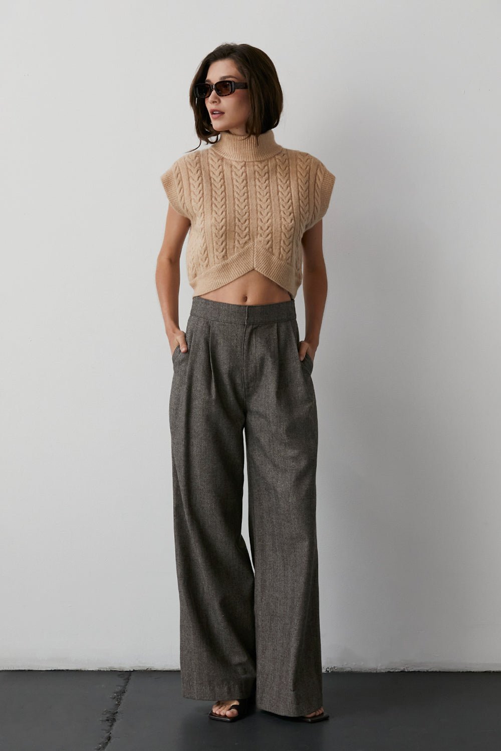 Wide Leg Trousers