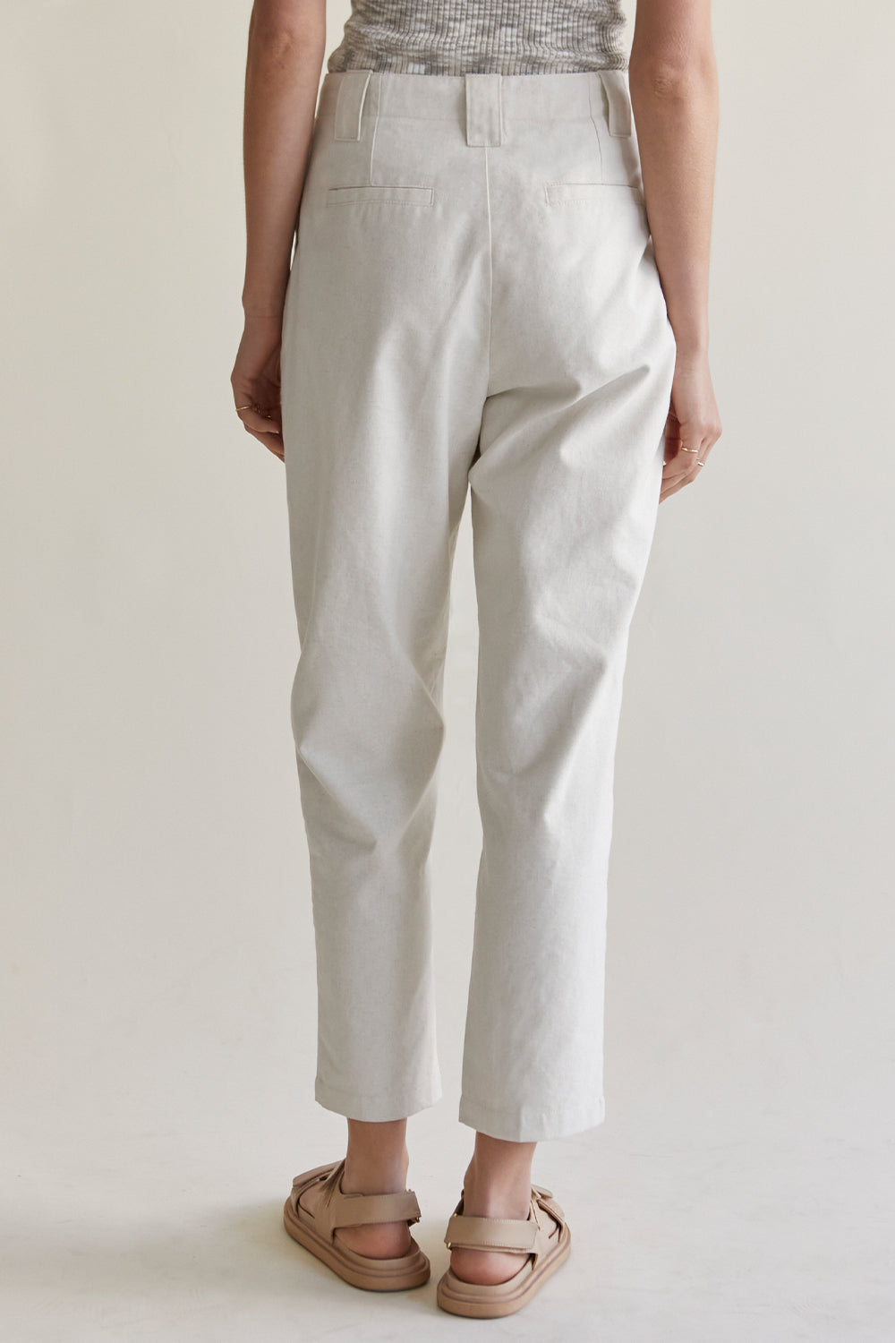 Linen Tapered Pants