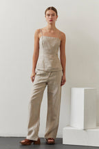 Dani Linen Wide Leg Pants