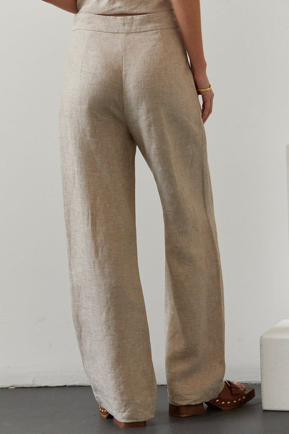 Dani Linen Wide Leg Pants