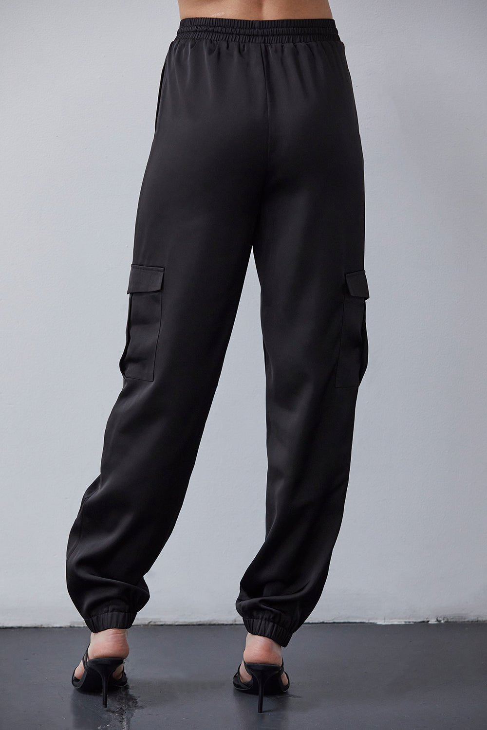 Brooklyn Satin Cargo Joggers