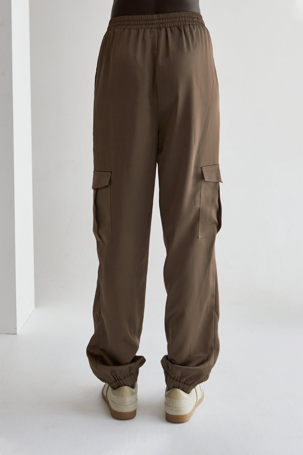 Brooklyn Satin Cargo Joggers