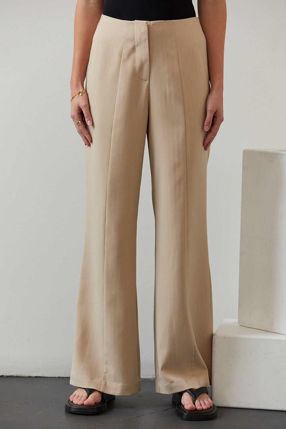 Valencia Pinstripe Trousers