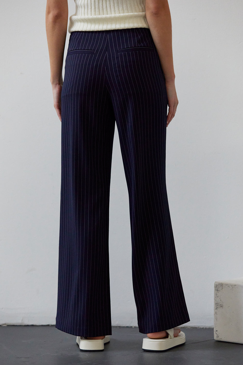 Valencia Pinstripe Trousers