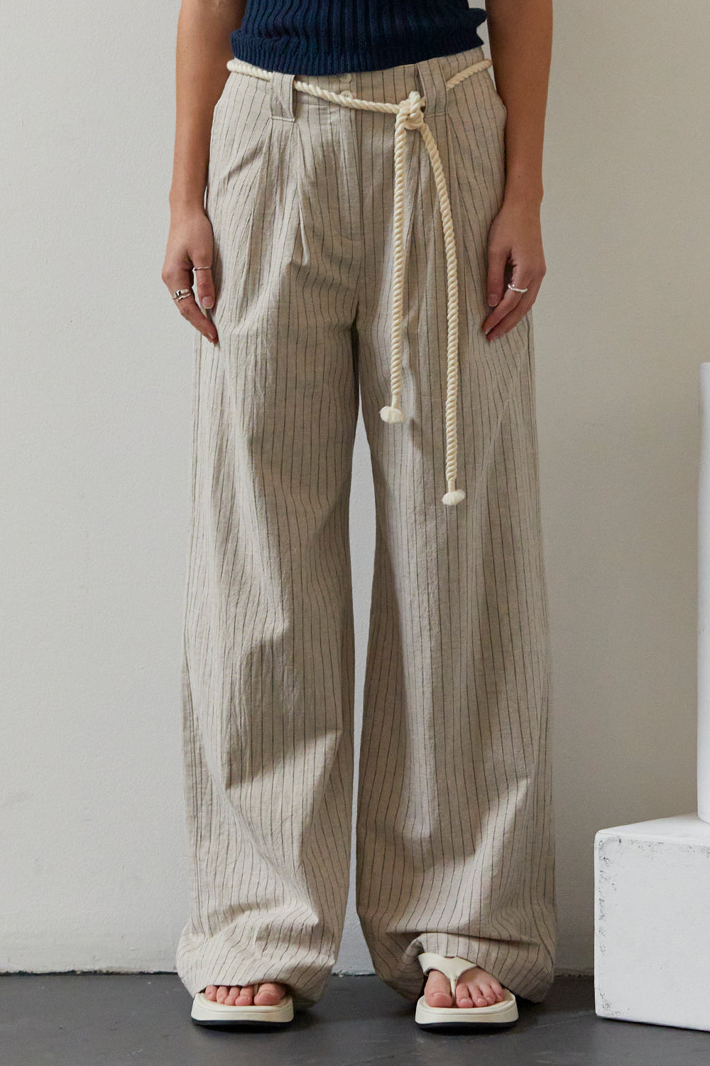 Riley Cotton Stripe Pants