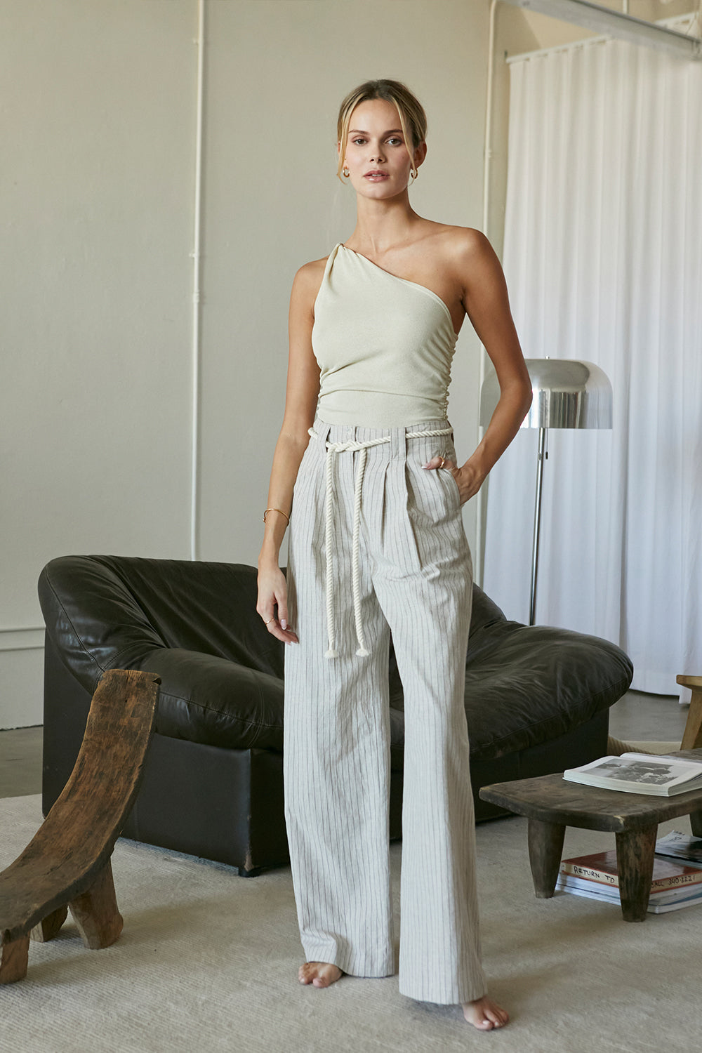 Riley Cotton Stripe Pants