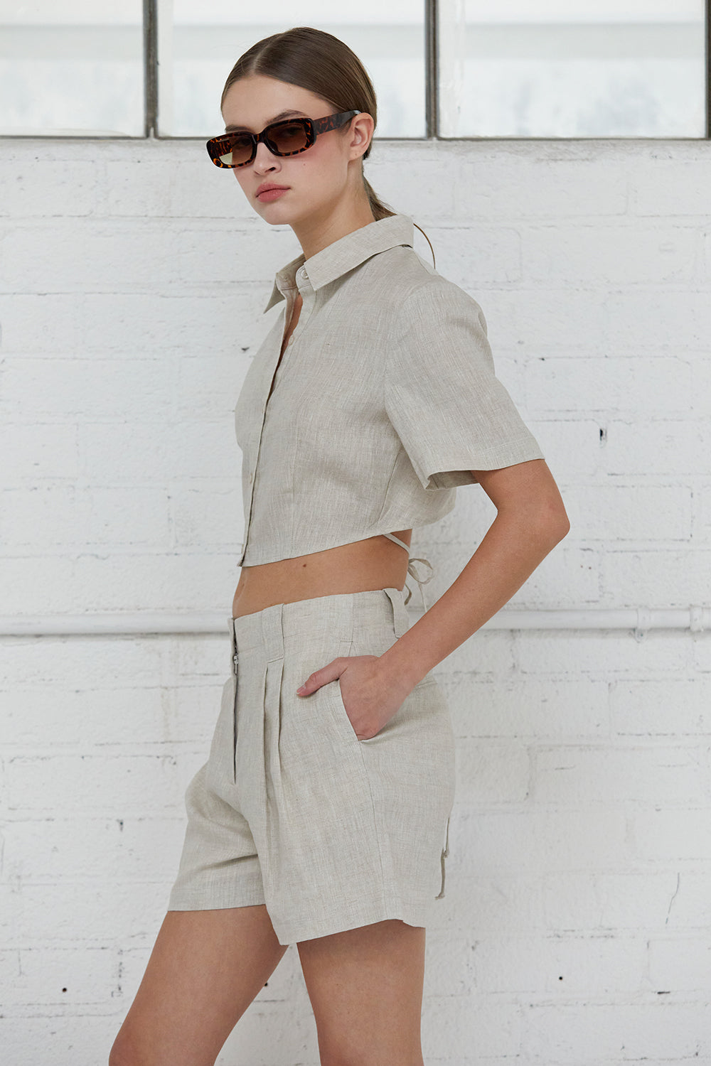 Darlene Linen Shorts