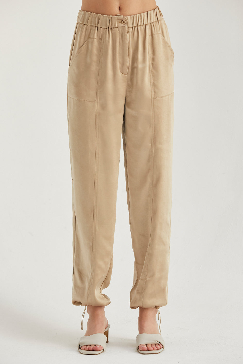 Jordyn Satin Joggers