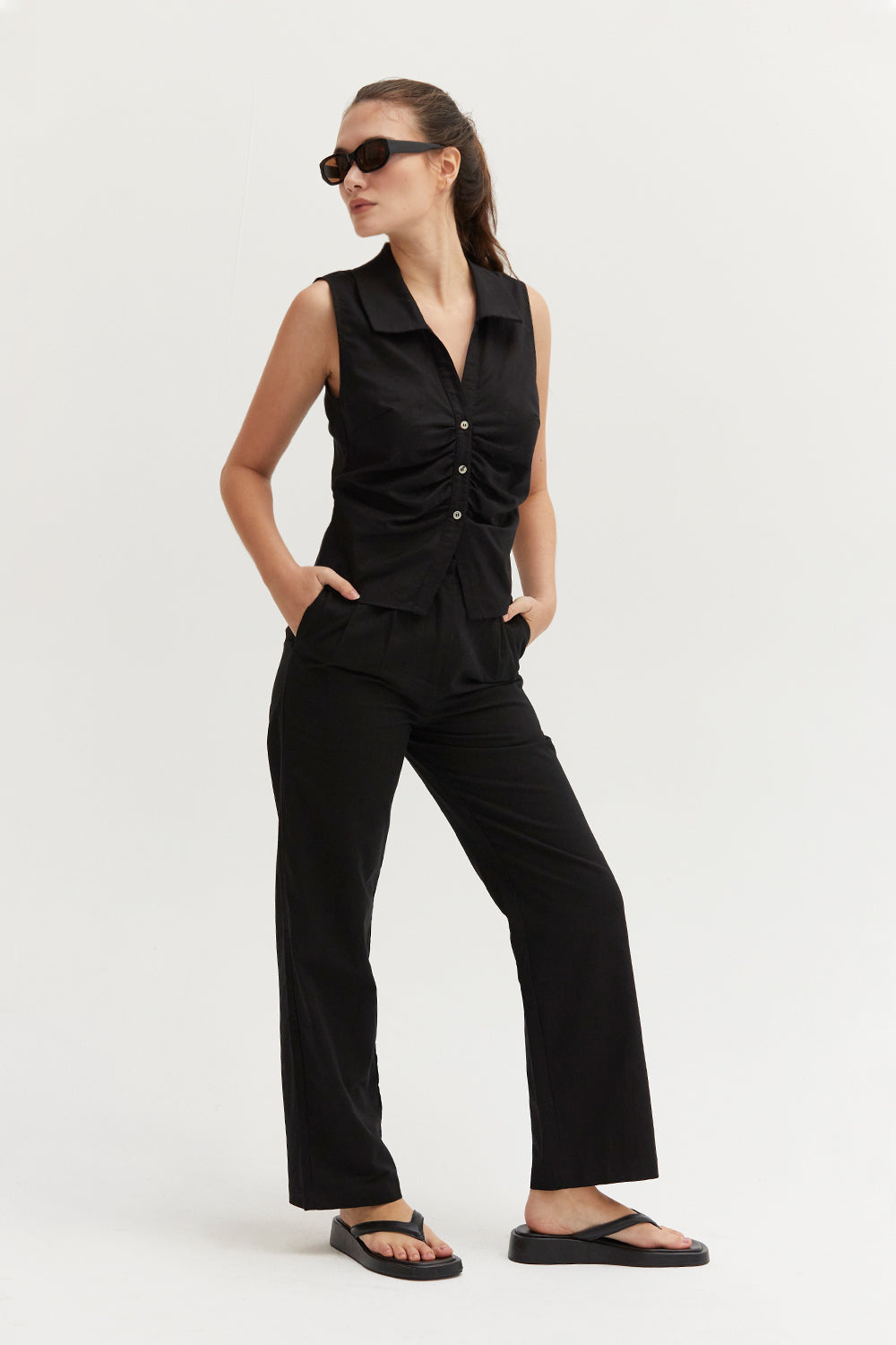 Erin Linen Trousers