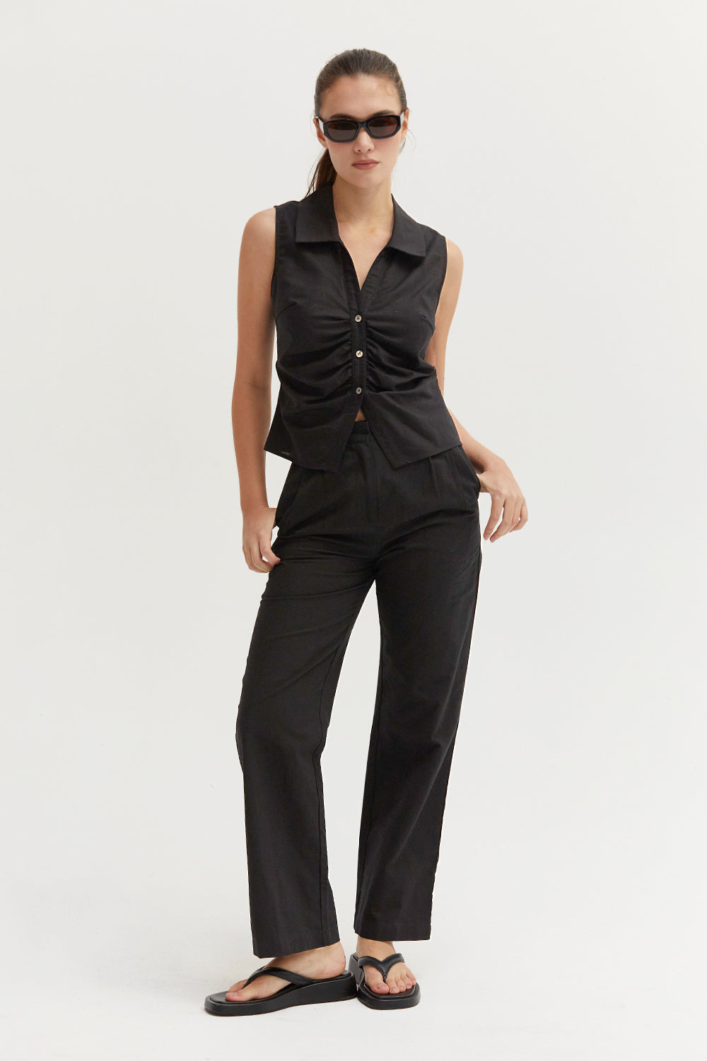 Erin Linen Trousers