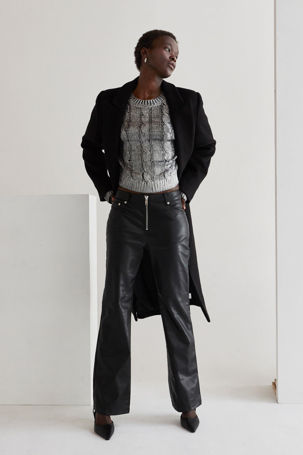Tory Vegan Leather Pants