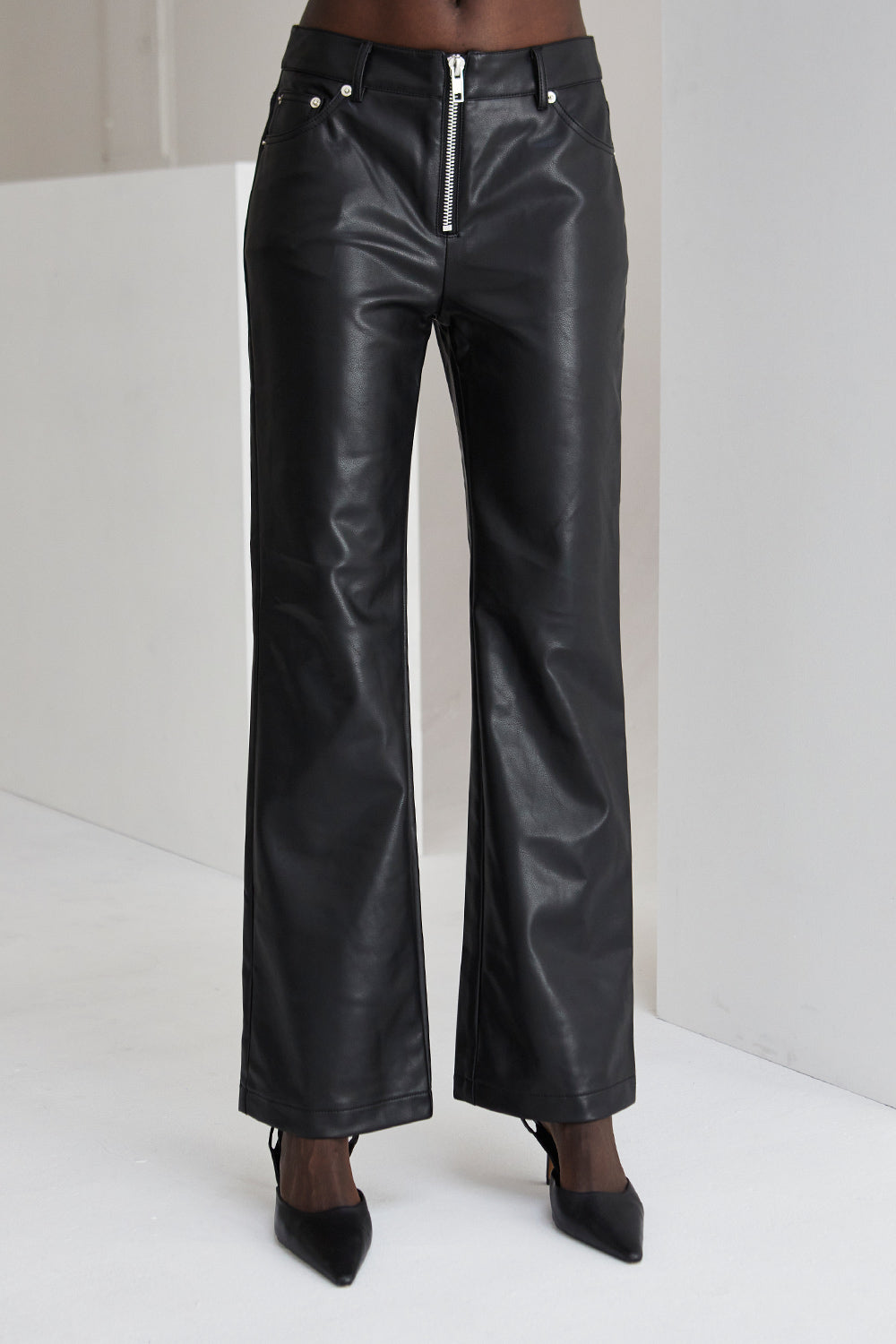 Tory Vegan Leather Pants