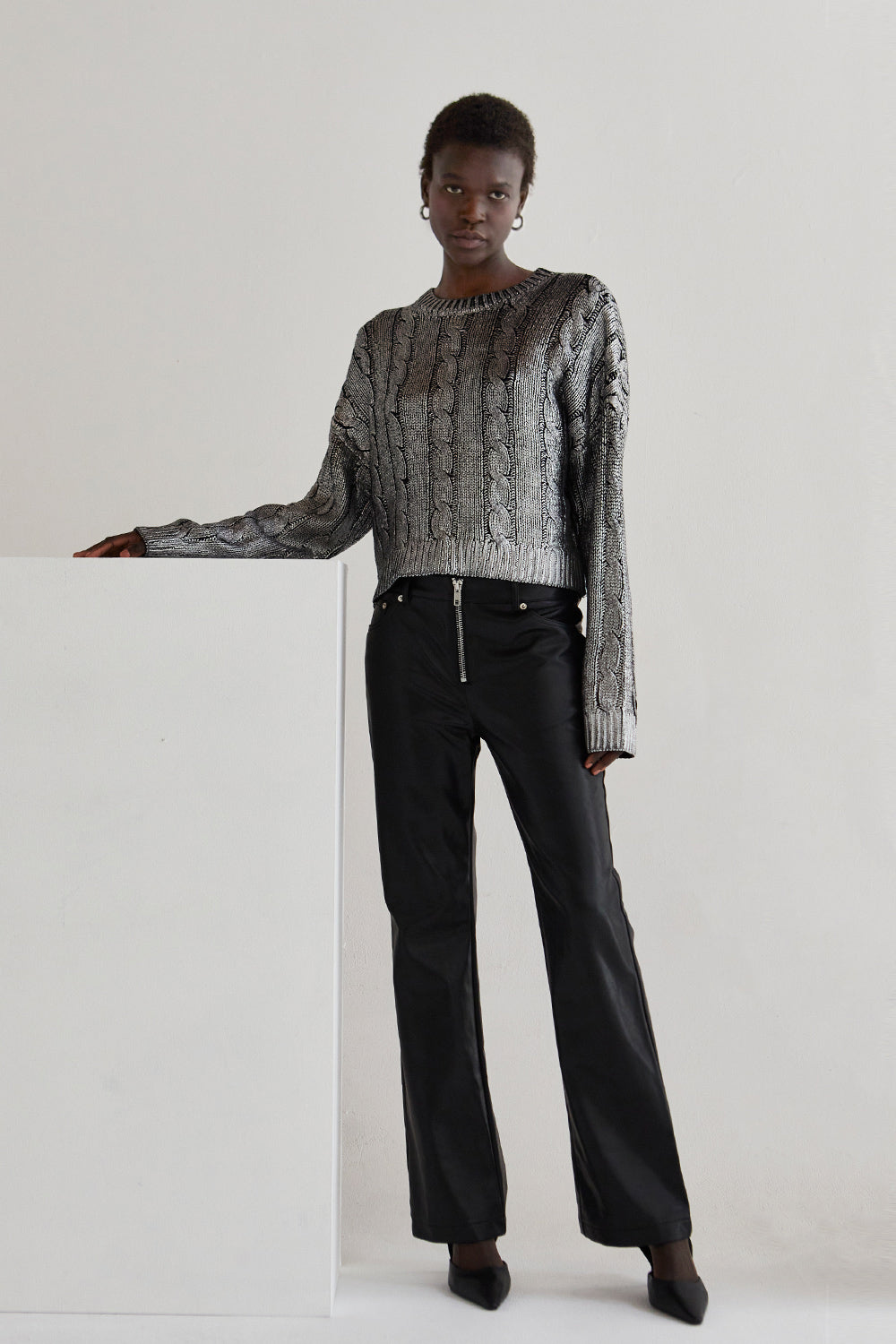 Tory Vegan Leather Pants