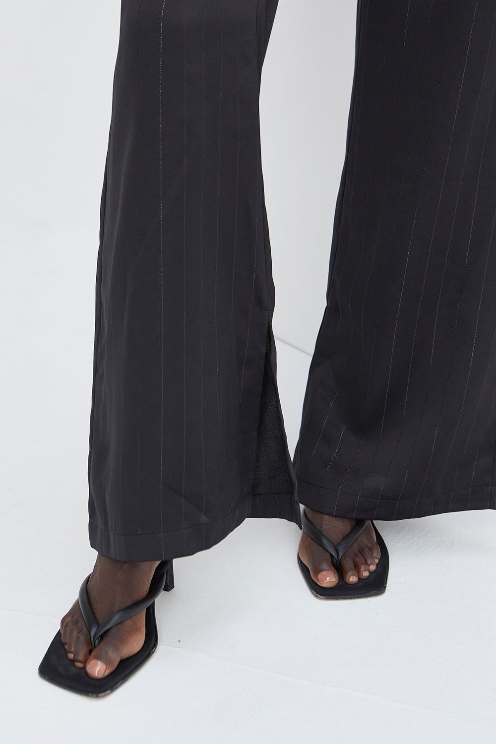 Tamara Satin Pinstripe Pants